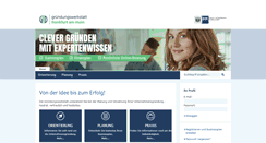 Desktop Screenshot of gruendungswerkstatt-frankfurt.de